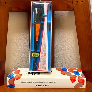 🔹NEW.. Kasuga Vintage Japan Cloth Brush & Shoe Horn.
